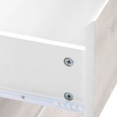 Temple &amp; Webster Whitewash Kingscliff 6 Drawer Chest