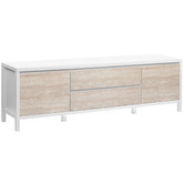 Temple &amp; Webster 180cm Whitewash Kingscliff TV Unit