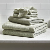 Temple &amp; Webster 6 Piece Fringed Turkish Cotton Bathroom Towel Set
