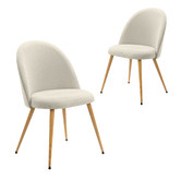 Temple &amp; Webster 4 Seater Elodie Round Dining Table &amp; Charlie Chair Set