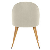 Temple &amp; Webster 4 Seater Elodie Round Dining Table &amp; Charlie Chair Set