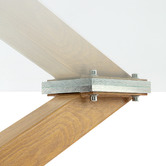 Temple &amp; Webster 200 x 100cm Charlie Glass Dining Table