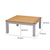 Temple &amp; Webster Natural Maui Wooden Outdoor Coffee Table