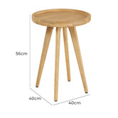 Temple &amp; Webster Cove Acacia Wood Outdoor Side Table