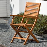 Temple &amp; Webster 6 Seater Natural Lanai Wood Outdoor Extendable Dining Set