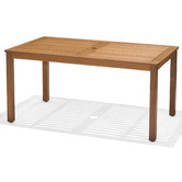 Temple &amp; Webster 4 Seater Natural Lanai Wood Outdoor Dining Set