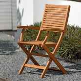 Temple &amp; Webster 4 Seater Natural Lanai Wood Outdoor Dining Set