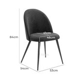 Temple &amp; Webster Black Charlie Dining Chairs
