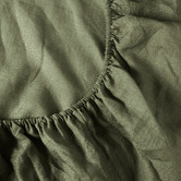 Temple &amp; Webster Pure French Flax Linen Fitted Sheet