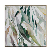 Temple &amp; Webster Eucalyptus Framed Canvas Wall Art