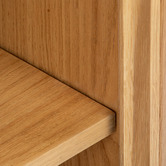 Temple &amp; Webster 150cm Vincent Premium Tambour Oak Wood Sideboard Buffet