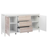 Temple &amp; Webster Whitewash Kingscliff Sideboard Buffet