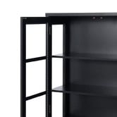 Temple &amp; Webster Black Bradford Glass Display Cabinet