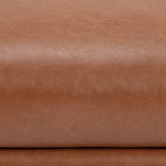 Temple &amp; Webster Bungalow Faux Leather Ottoman