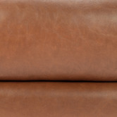 Temple &amp; Webster Bungalow Faux Leather Ottoman