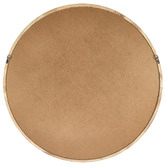 Temple &amp; Webster Tate Round Wooden Framed Wall Mirror