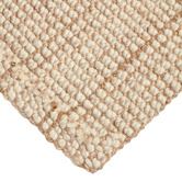 Temple &amp; Webster Natural Marlie Hand-Woven Wool-Blend Rug