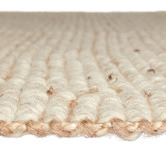 Temple &amp; Webster Natural Marlie Hand-Woven Wool-Blend Rug