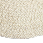 Temple &amp; Webster Bleached Premium Braided Jute Rug