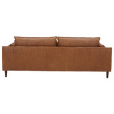 Temple &amp; Webster Terry 3 Seater Genuine Leather Sofa