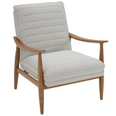 Temple &amp; Webster Stone Aldric Upholstered Armchair