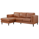 Temple &amp; Webster Brahm Premium 3 Seater Sofa with Reversible Chaise