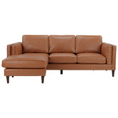 Temple &amp; Webster Brahm Premium 3 Seater Sofa with Reversible Chaise