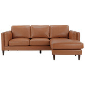 Temple &amp; Webster Brahm Premium 3 Seater Sofa with Reversible Chaise