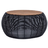Temple &amp; Webster Bel PE Rattan Al Fresco Coffee Table