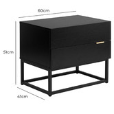 Temple &amp; Webster Melis Bedside Table
