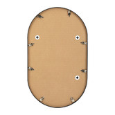 Temple &amp; Webster Tate Oval Metal Framed Wall Mirror
