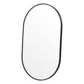 Temple &amp; Webster Tate Oval Metal Framed Wall Mirror
