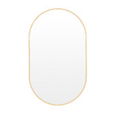 Temple &amp; Webster Tate Oval Metal Framed Wall Mirror
