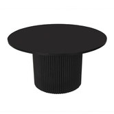 Temple &amp; Webster Anika Round Mango Wood Coffee &amp; Side Table Set