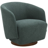 Temple &amp; Webster Kelly Swivel Armchair