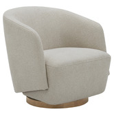 Temple &amp; Webster Kelly Swivel Armchair