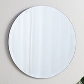 Temple &amp; Webster Tate 600mm Round Frameless Wall Mirror