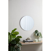 Temple &amp; Webster Tate 600mm Round Frameless Wall Mirror