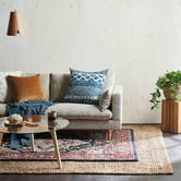 Temple &amp; Webster Stad Round Glass-Top Coffee Table