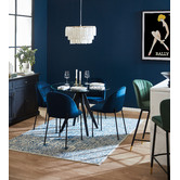 Temple &amp; Webster Large Black Hamptons Maison Sideboard Buffet
