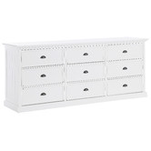 Temple &amp; Webster Hamptons 9 Drawer Chest