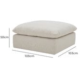 Temple &amp; Webster Martine Premium 4 Piece Chaise Set