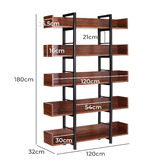 Temple &amp; Webster Large Karloff 5 Tier Bookshelf