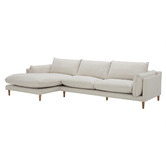 Temple &amp; Webster Terry 3 Seater Sofa with Chaise