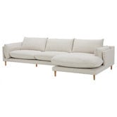 Temple &amp; Webster Terry 4 Seater Sofa with Chaise