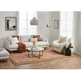 Temple & Webster Bungalow Premium 3 Seater Fabric Sofa
