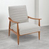 Temple &amp; Webster Stone Aldric Upholstered Armchair