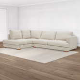 Temple &amp; Webster Haven 5 Seater Premium Upholstered Chaise Sofa