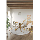 Temple &amp; Webster 120cm Charlie Round Glass Dining Table