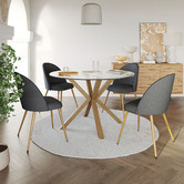 Temple &amp; Webster 4 Seater Charlie Dining Table &amp; Chair Set